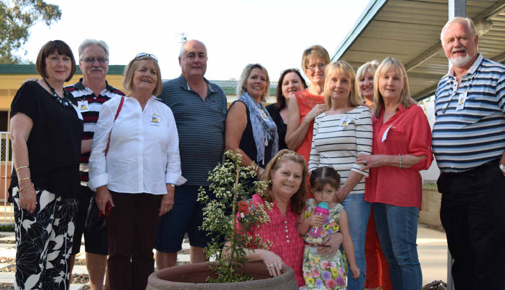 CELEBRATING 55 YEARS: Past Glennie Height State School students from the 1960s and 70s planted two commemorative trees on Saturday afternoon. CELEBRATING 55 YEARS: Past Glennie Height State School students from the 1960s and 70s planted two commemorative trees on Saturday afternoon.